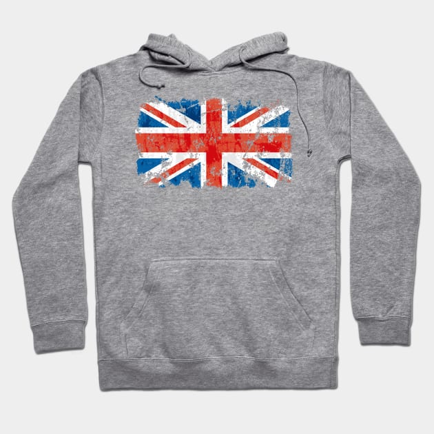 Union Jack | UK Flag, United Kingdom | Distressed Flag Hoodie by stuartjsharples